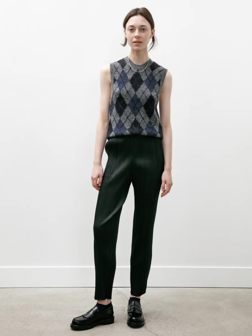 Issey Miyake Black Classic Pleated Trousers 1 black